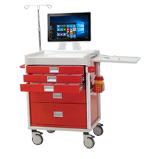 Medical Drug Delivery System with Barcode Reader Mobile PC